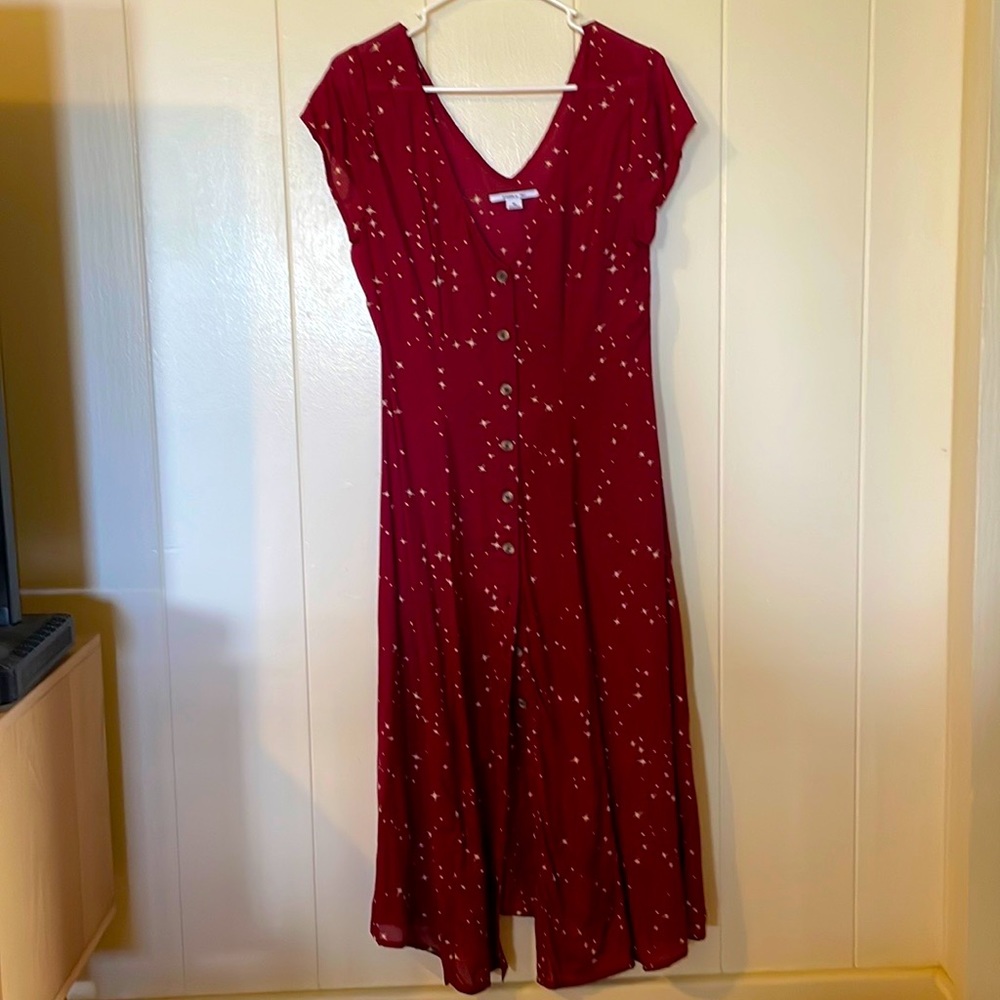Oneil Button Down Dress, Size M
